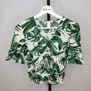 H&M  Cinch Front Top